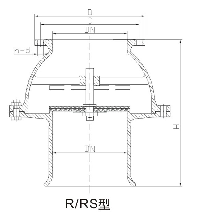 船用法蘭青銅吸入止回閥CB/T3478(圖1)